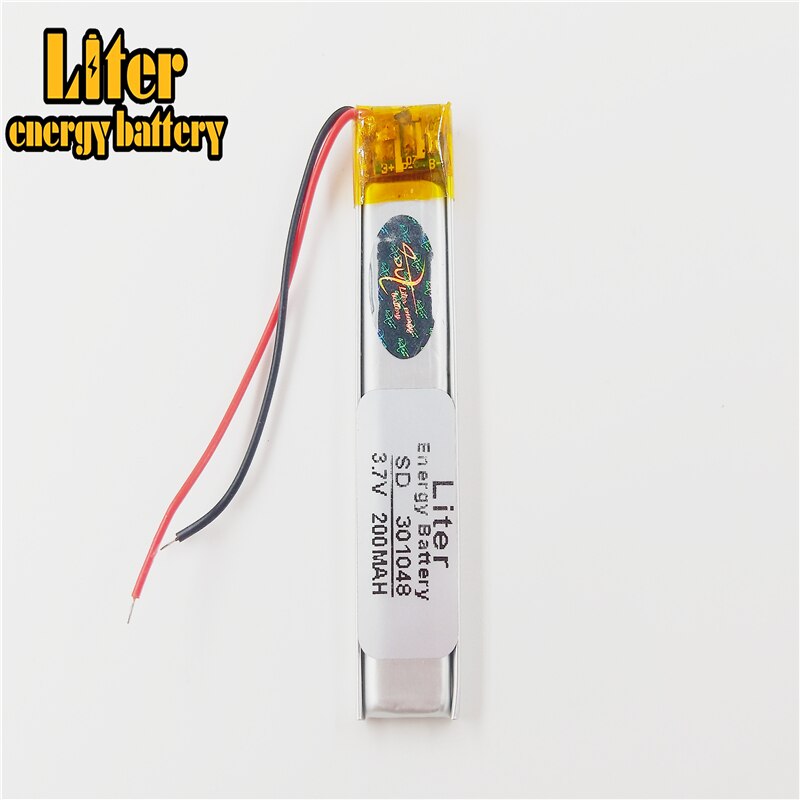 3.7v 200 lithium-polymer-akkuzellen 301048 li-po, li-ion) für  mp3 mp4 mp5 gps-, psp- und bluetooth-geräte