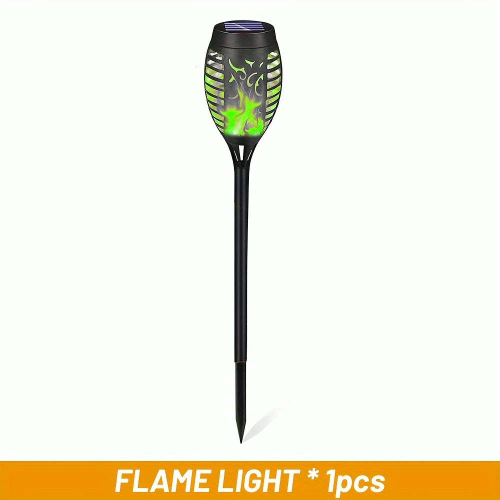 12LED Solar- Flamme Halloween exklusive Taschenlampe flackernde Lampe wasserdichte Garten dekoration Ich bin Freien Rasen Weg Hof Stehlampe