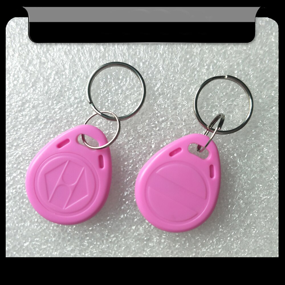 Porte-clés EM4305 125Khz, 10 pièces, copie inscriptible, identification EM, étiquette RFID, anneau, accès au jeton de proximité, copie: Pink