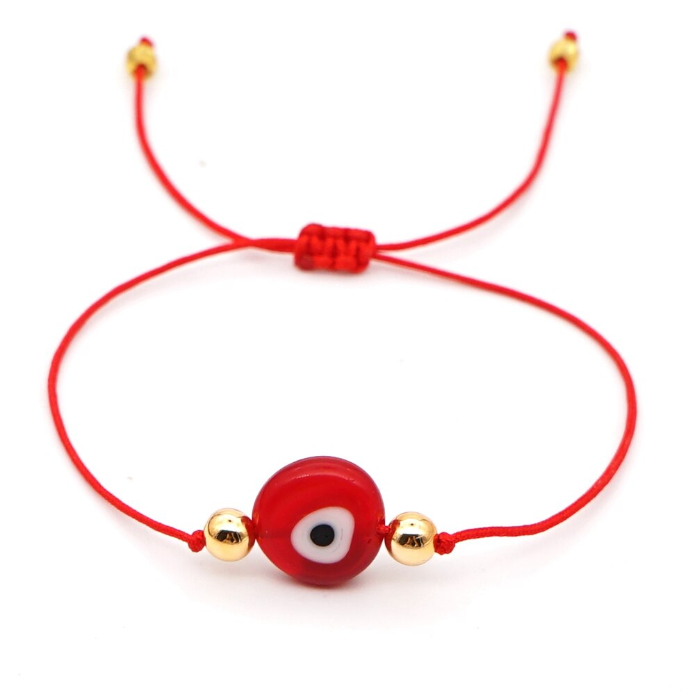 Go2Boho Turkish Evil Eye Bracelet For Women Simple String Bracelets Rope Jewelry Pulsera Mujer Moda Handmade