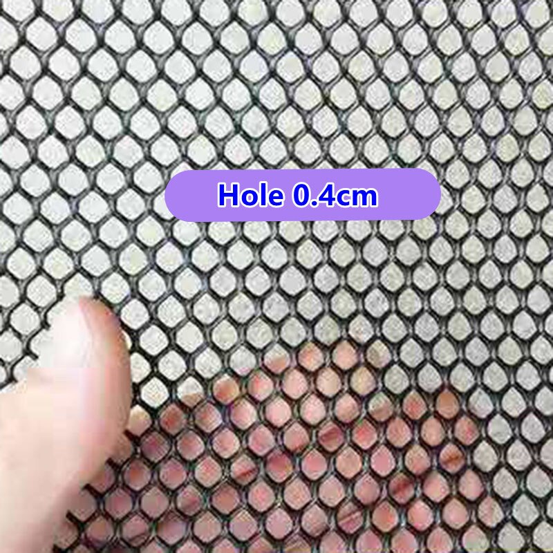 Red negra de para gatos y balcón, rejilla de plástico para el hogar, red para ventanas de 0,4 y 0,8 cm, seguridad para niños, red protectora anticaída para escaleras: M / Beige