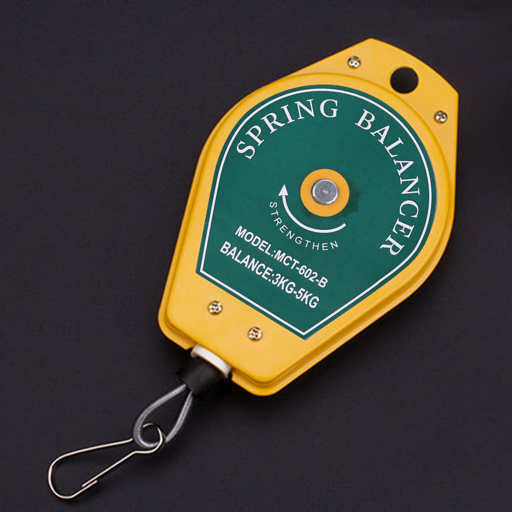 Bilanciatore a molla retrattile cacciavite appeso chiave dinamometrica appendiabiti corda in acciaio portautensili di misurazione bilancia ergonomica