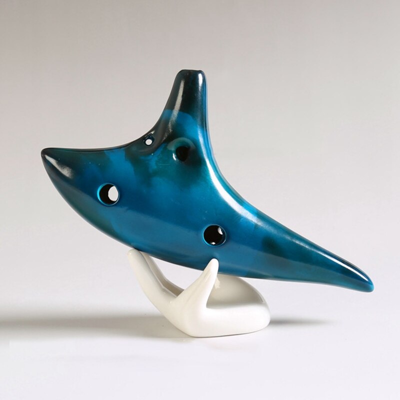 -12 Twaalf Gaten Rijst Brandende Ocarina Alto C Tuning Beginner Onderwijs Ocarina