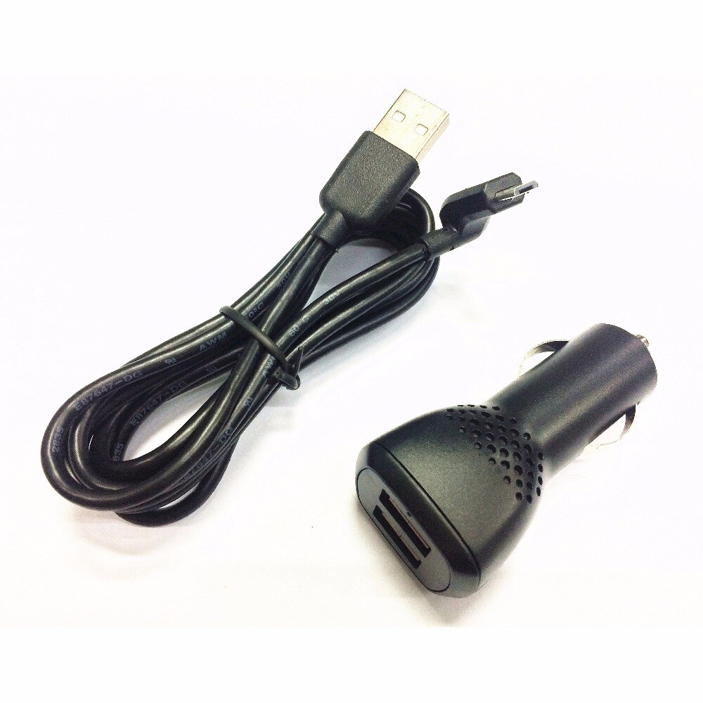 3.9a dubbele usb autolader en micro usb kabel voor tomtom  go 40 50 51 60 61 500 600 5100 6000 via 1405 1435 1505 1535 1605 gps