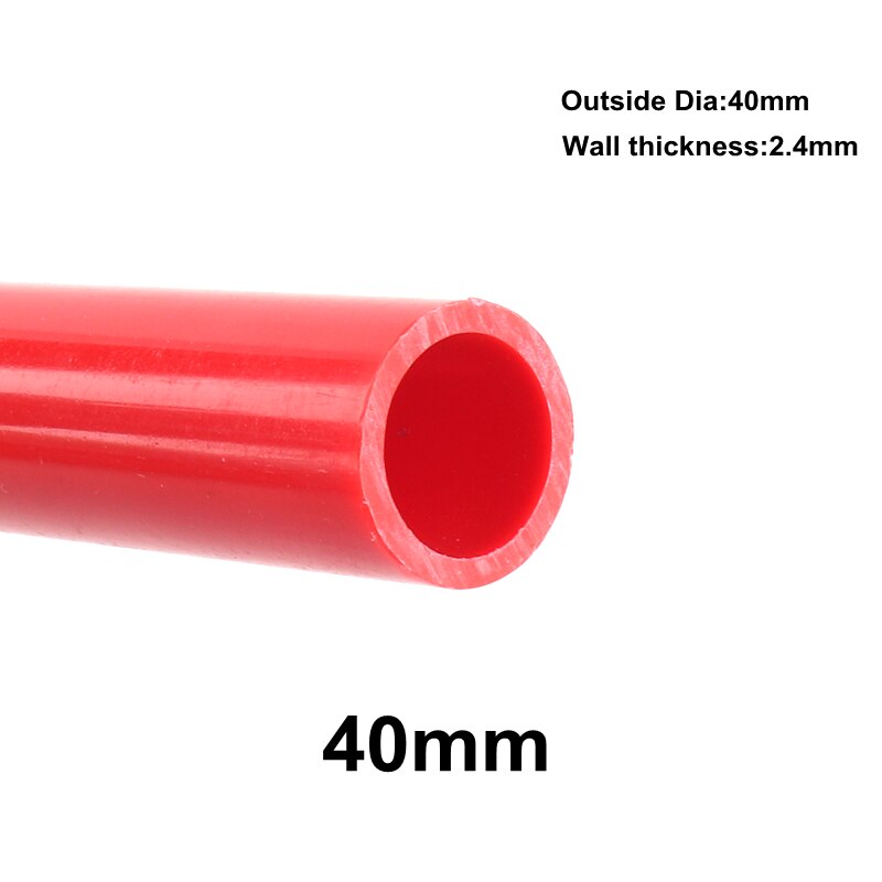 50cm PVC Rohr Stecker Außerhalb Dia20 ~ 50mm Rot UPVC Rohr für Aquarium Aquarium Lieferungen Garten bewässerung PVC Stecker: 40mm