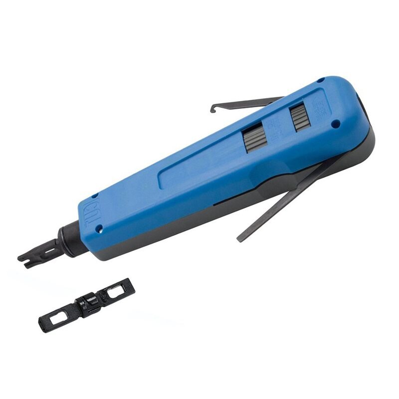 Punch Down Impact Tool With 110 And 66 Blades, Network Wire Cable Cat6/Cat5E Telephone Impact Terminal Insertion Tools