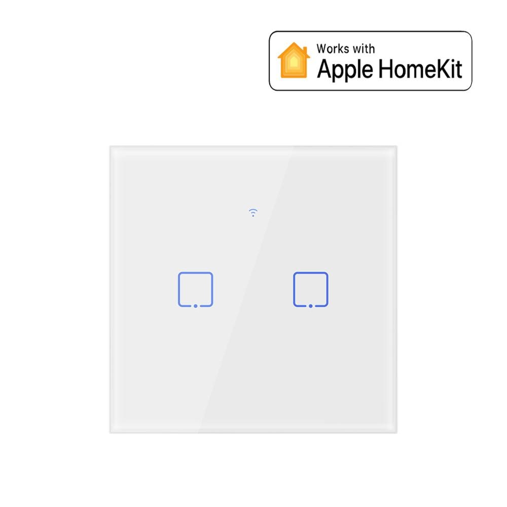 WiFi Smart Touch Light ON/OFF Wall Switch Work With Apple HomeKit for Smart Home Light Control