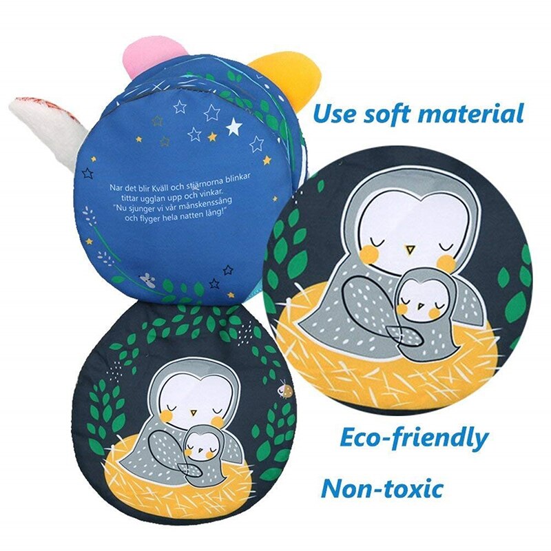 Baby Speelgoed Voor Kinderen Pasgeborenen 0-12 Maanden Wandelwagen Soft Uil Goodnight Boek Mobiele Rammelaars Bebe Kids Educatief Speelgoed