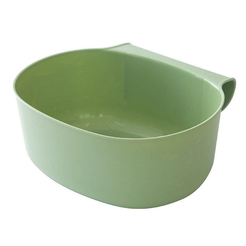 European Large Kitchen Plastic Storage Box Cabinet PVC Hanging Trash Can Coverless Fruit Vegetable Daily Supplies Pink