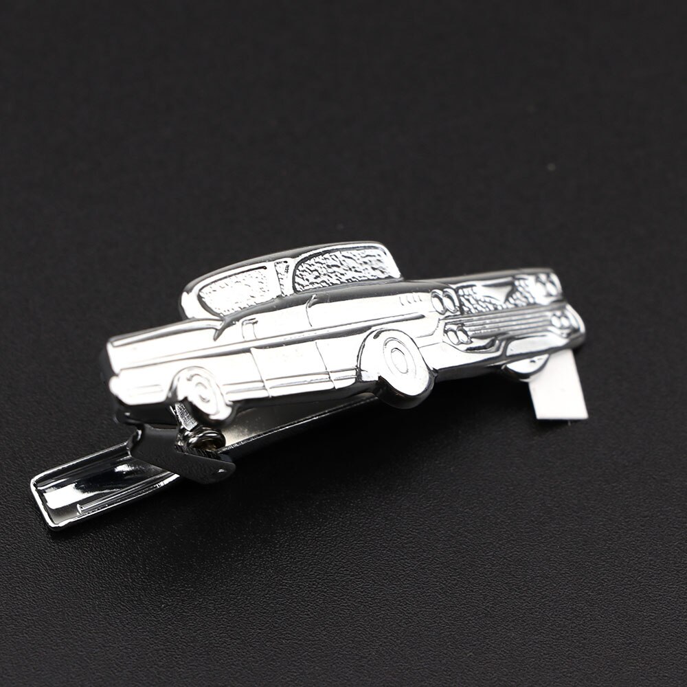 männer Klassische Krawatte Clip Gläser Fisch Flugzeug Gabel Löffel bilden Metall Chrom Edelstahl Stift Schließe Für Geschäft Corbata: 12