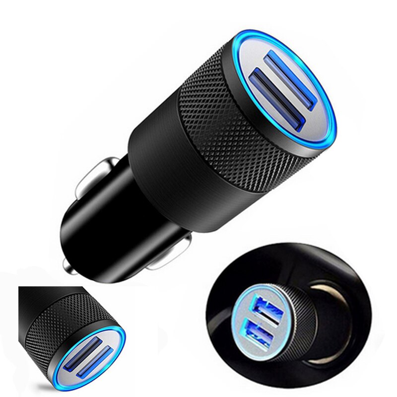kongyide Mini Dual USB Twin Port 12V Universal In usb port car lighter charger cell phone charger Adapter plug