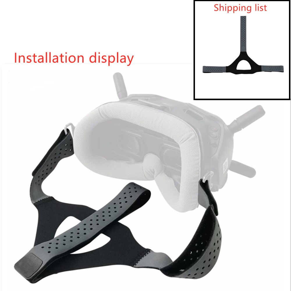 Auge Pad Einstellbare Kopfband Band für DJI FPV Combo Brille V2 Gesicht Platte Ersatz Kit für DJI FPV Drone brille Zubehör: Head Strap A