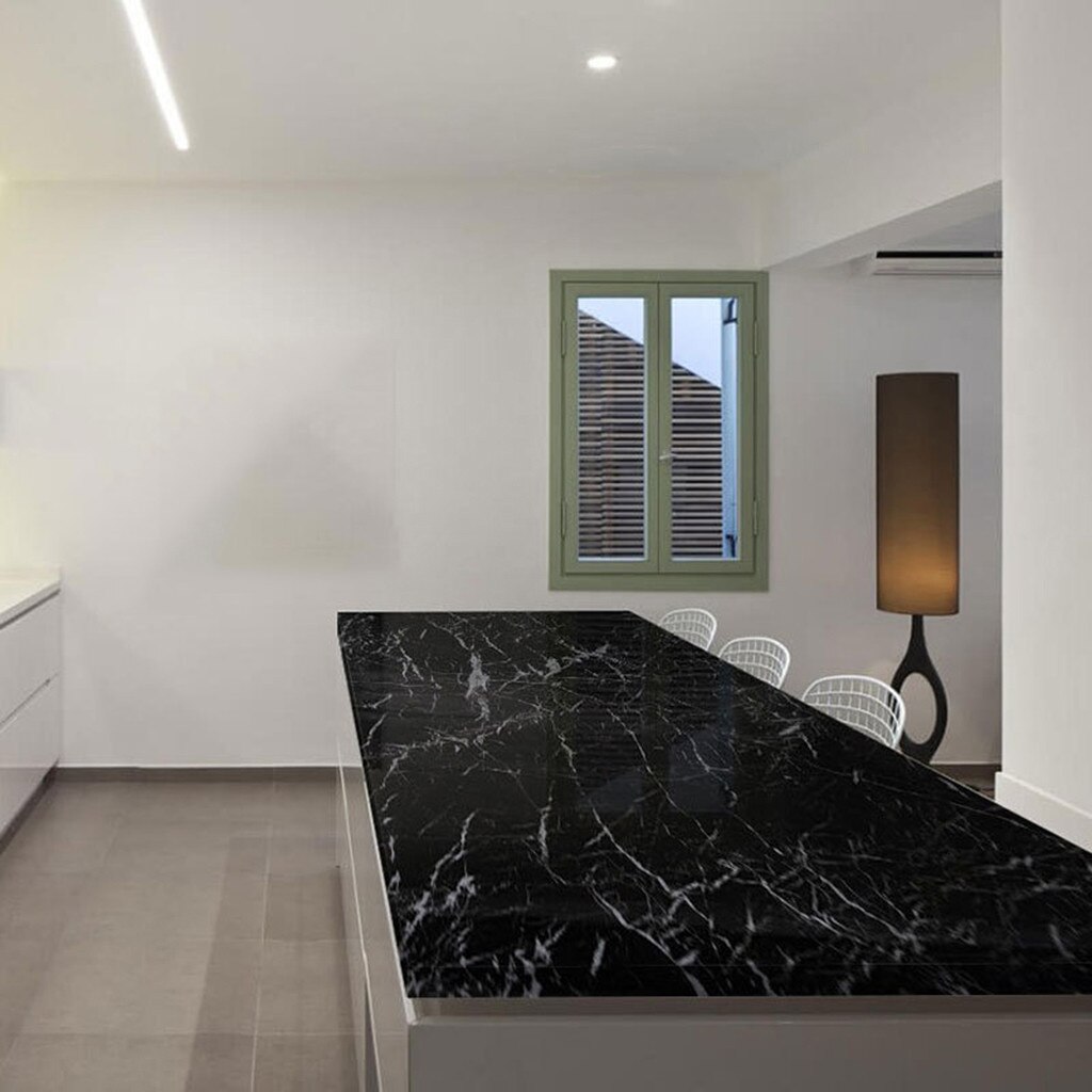 Self-service Wallpaper Oil-resistant Simulation Pattern Desk Cabinet Sticker Living Room For Kitchen Hall Bathroom Decoration