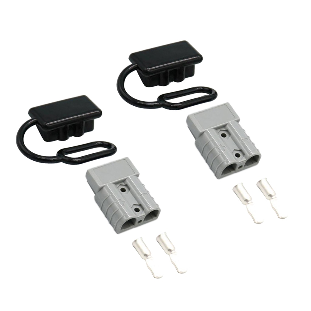 2pcs Battery Quick Connector 50A 10-12 AWG Plug Connect Disconnect