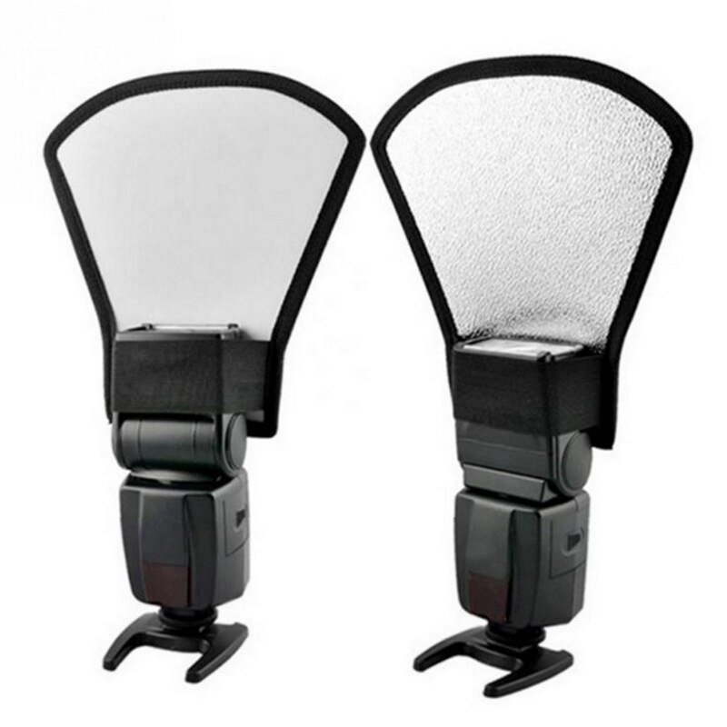 Camera Flash Diffuser Softbox Silver and White Fla... – Grandado