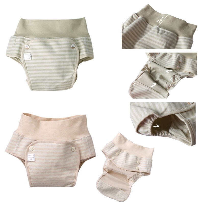 3 Stks/partijen Vier Seizoenen Kinderen Luier Broek Jongens Meisjes Slipje Babyschort Shorts Katoen Hoge Te Beschermen Buik Broek Baby pantie