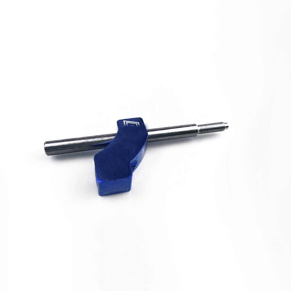 Adjustable Shift Lever Shift Knob Extender Short Shifter Extension Adapter Universal for (10X1.5) Gear Knob: Blue