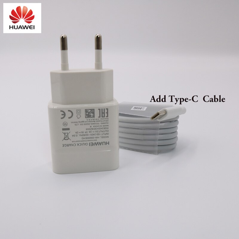 Originele Huawei Snelle Oplader Snel Opladen adapter usb type c Micro usb-kabel voor Huawei Honor 9 nova 2 3 3e 4 5e p20 lite P9 P10