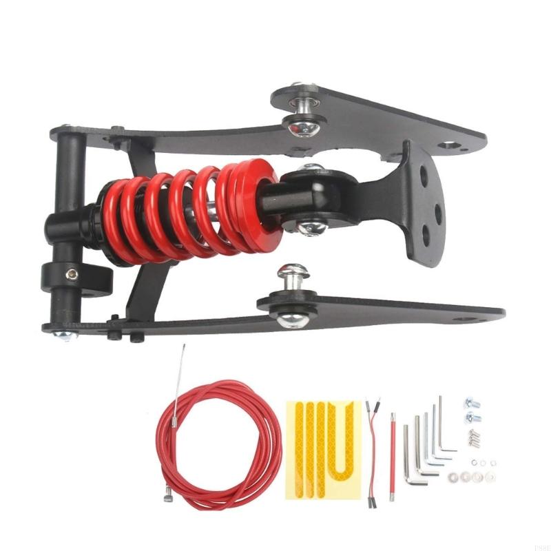 P88E Upgraded Scooter Shock Absorbers Enhanced Electric Scooter Spring Shock: Red