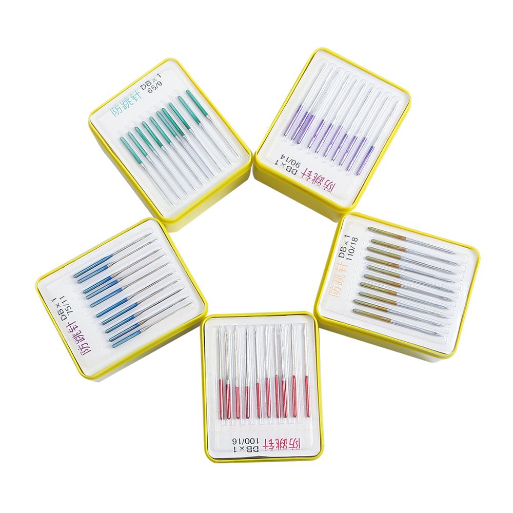 Sy strækstof anti-spring nåle elastisk stof symaskine tilbehør nålestifter husholdnings syværktøj 10 stk/sæt 38mm