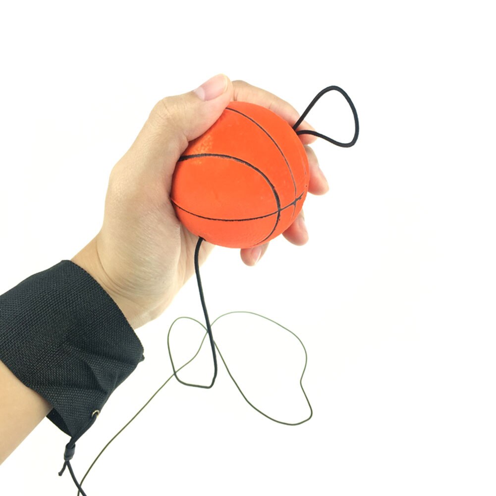 Delikat hoppende fingerbåndbold elastisk gummibold til håndledsøvelse hånd fingerstivhed aflastning håndled hoppebold