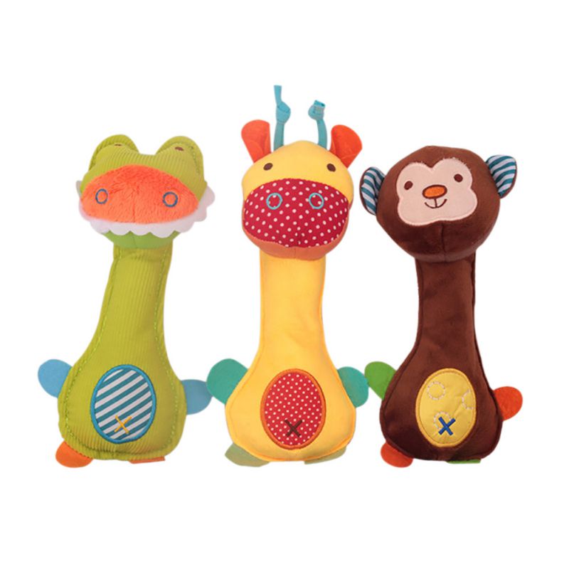 Baby Toys Animal Hand Bells Baby Rattle Toys Newbron Animal Style