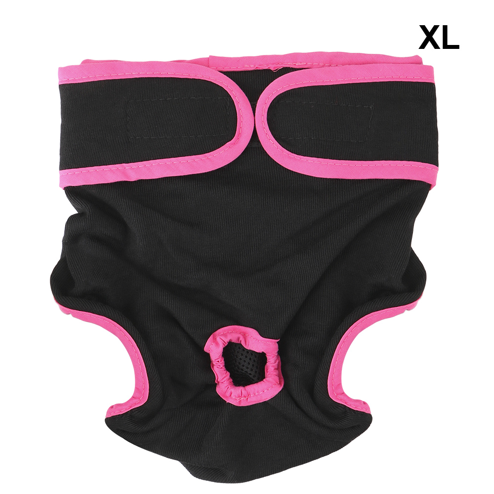 Puppy Diaper Female Dog Shorts Pet Underwear For Small Meidium Size Dogs Physiological Pants Pet Products: Black (XL)