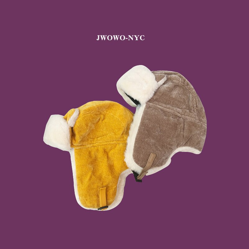 Plush Lei Feng hat female winter Korean cute cat ear children's ear cap cycling warm parent child windbreaker