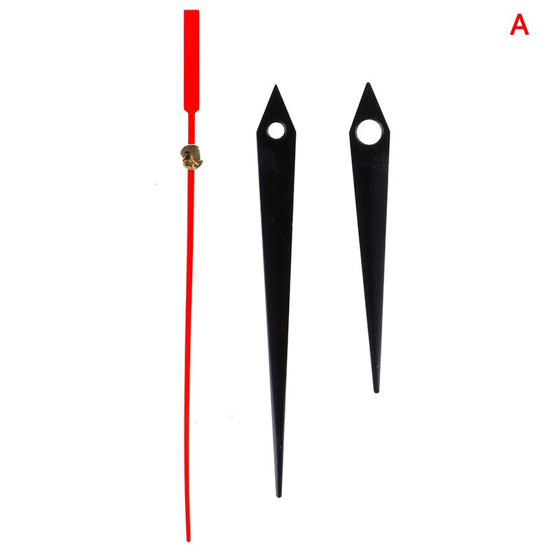 1 juego silencioso Reloj de pared grande mecanismo de movimiento para reloj de cuarzo manos de reparación de la pared Kit de piezas conjunto DIY: E