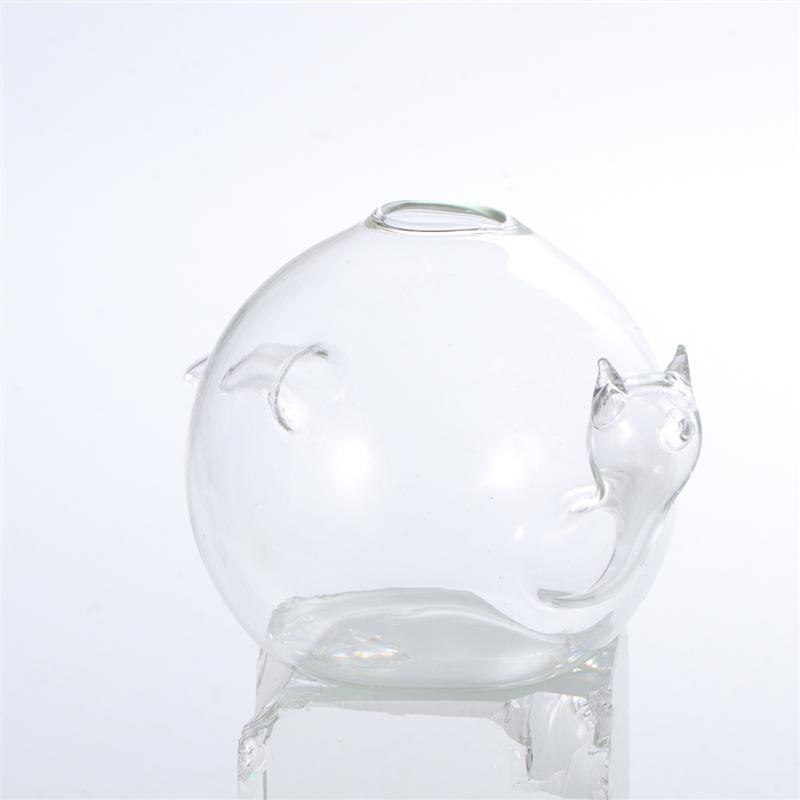 1Pc Schnecke Form Handgemachte Glas Vase Blume Container Anlage Vase Schnecke Schüssel Glas Vase Dekorative Blume Vase (Weiß)
