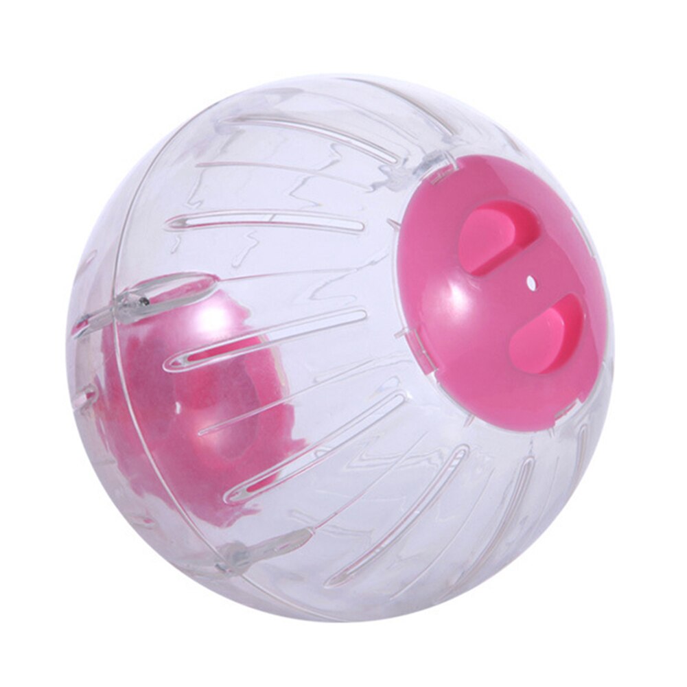 Boule en plastique de 10/12 cm pour l'extérieur, petit animal de compagnie, souris, rongeur, Jogging, jouet amusant, Hamster, Rat: Pink / 10cm