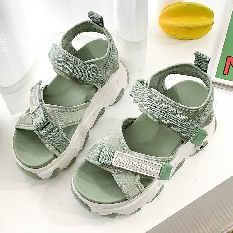 Klompen Met Hak Comfort Schoenen Voor Vrouwen Sport Vrouwen Sandalen Alle-Match Muffins Schoen Espadrilles Platform Zomer Hakken pak: 2 / 39