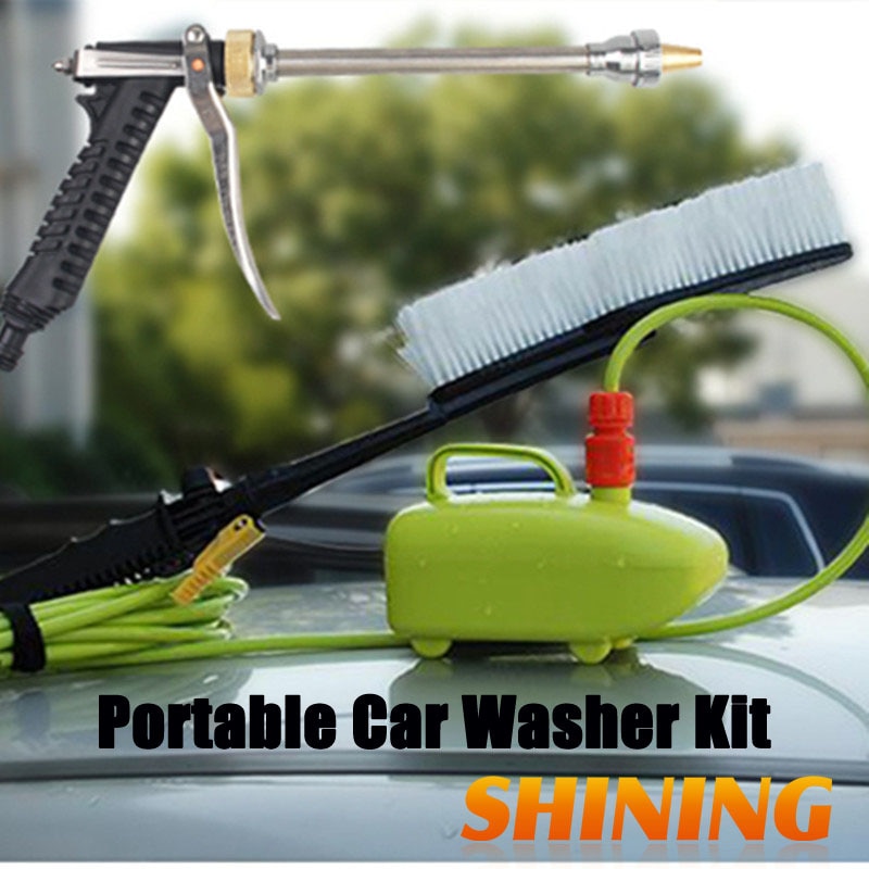 Electric 12V 60Watt High Pressure Car Washer Portable Car Washing Machine Tool Pump Kit Device