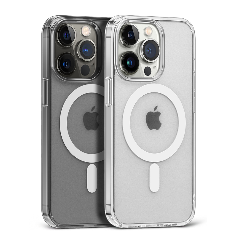 Funda Magnetic Clear Case For APPLE iPhone 16 15 14 13 12 Pro Max Plus 16e 17 Air Mini Wireless Charging Compatible With Magsafe
