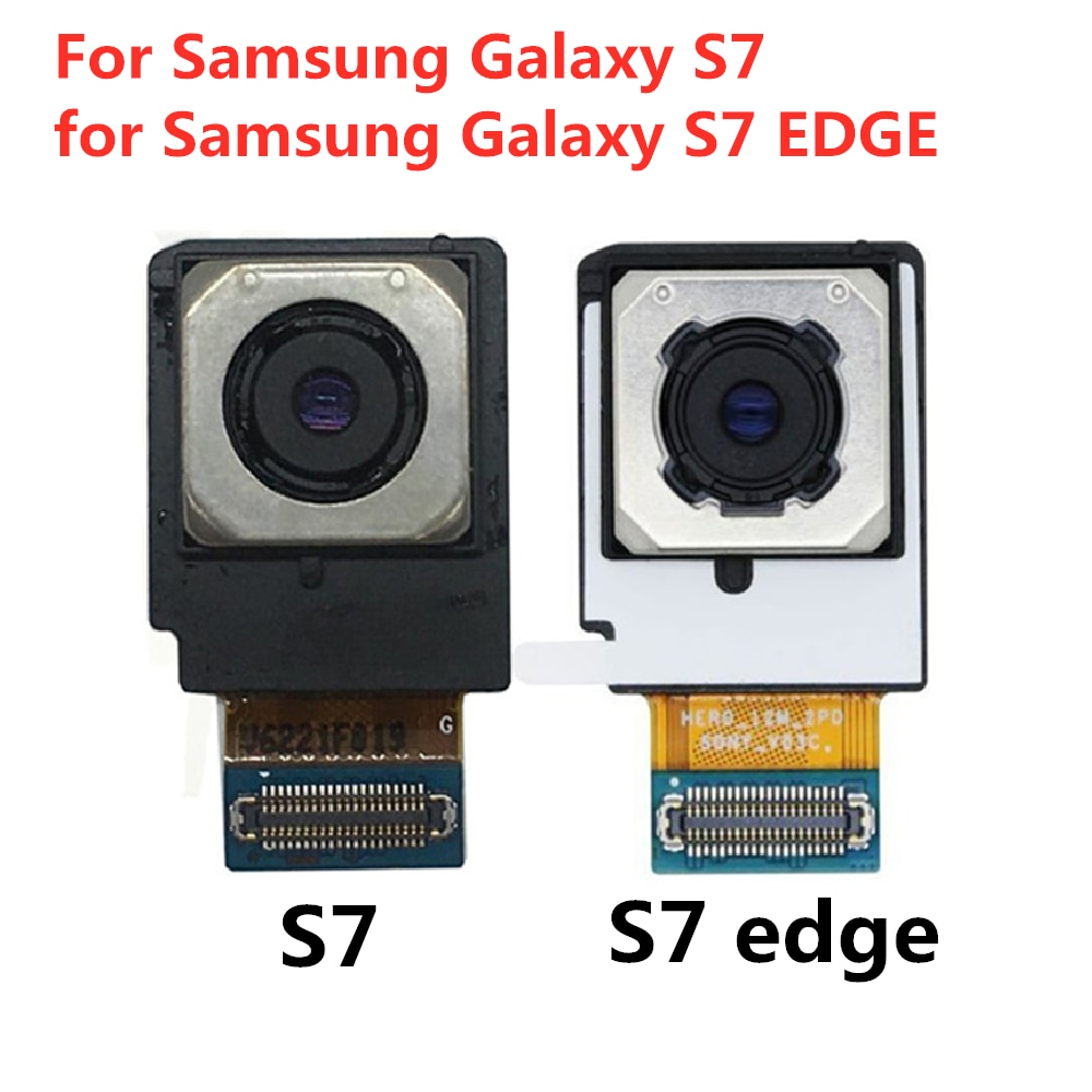 Original Für Samsung Galaxy S7 SM-G930F G930FD G930W8 S7 rand G935F G935FD Hinten Wichtigsten Front Zurück Kamera Flex Kabel Ersatz