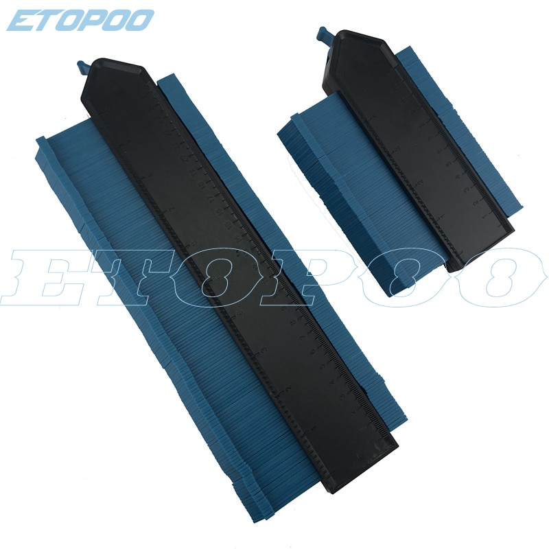 250mm 10"/120mm 5" Profile Copy Contour Gauge 10" self lock Widen Duplicator Standard Wood Marking Tiling Laminate Tiles 'Tools