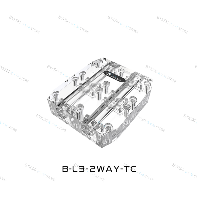 Bykski Gpu Actieve Backplate Bridging Module Voor Vga Water Blok Multi Videokaart Acryl Connectors B-L3-2WAY-TC: B-L3-2WAY-TC