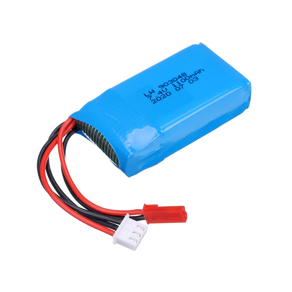7.4V 1100mAh 25C Li-Po Battery for WLtoys A949 A959 A969 A979 V912 V913 V353 k929 V262 L959 T23 T55 car battery parts