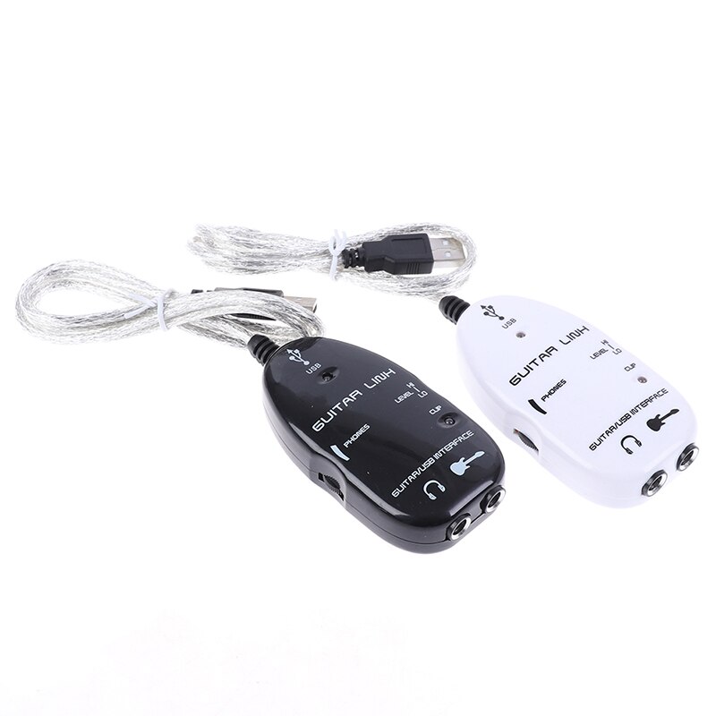 Convenient electric guitar cable audio USB link cable interface adapter for PC music recording accessories, for guitar player
