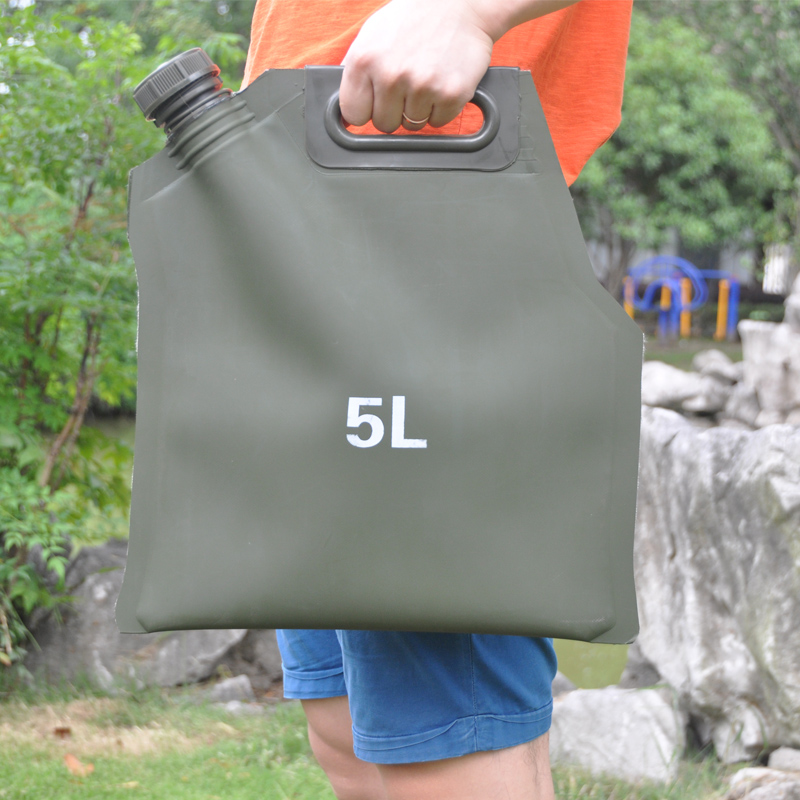 5L Kraftstoff Panzer Tasche Ersatz Kunststoff Benzin Panzer Motorrad Auto Kanister Gas Container Benzin Öl Container Kraftstoff-krüge blasiert