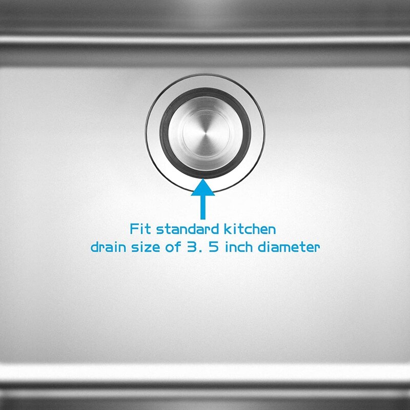 TOP 3 3/8 Inch Kitchen Sink Stopper Stainless Steel Garbage Disposal Plug Kitchen Sink Plug Fits Standard Kitchen Drain Size