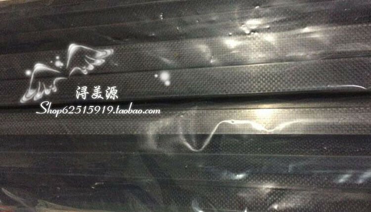 1Pcs X 500Mm Lengte 10Mm 15Mm 20Mm 22Mm 25Mm 30Mm Carbon fiber Vierkante Buis