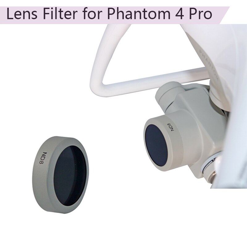Schroef Op ND8 Lens Filter Voor Dji Phantom 4 Pro En 4A Geavanceerde Drone Camera Lens Filter Neutral Density Lens filter Accessoires