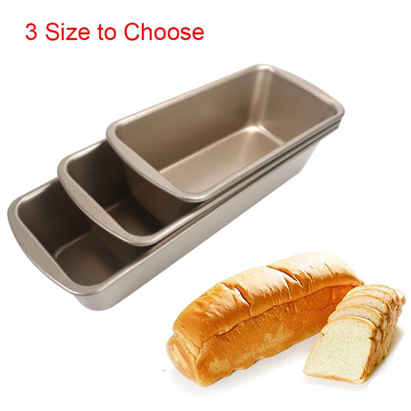 Rechthoekige Loaf Pan Non-stick Carbon Staal Brood Pan Lange Toast Doos Brood Cake Bakvormen Toast Oven Bakken mold Bakken Tools