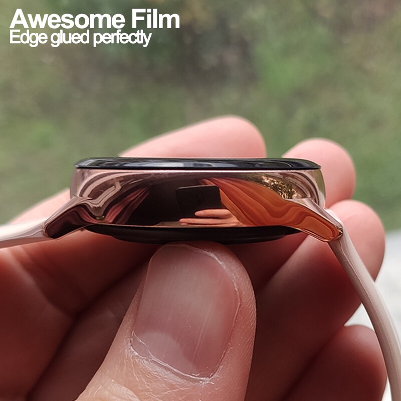 Curved Edge Screen protector For samsung galaxy active 2 40mm 44mm Soft Protective film For Galaxy active 1 (Not Tempered Glass)