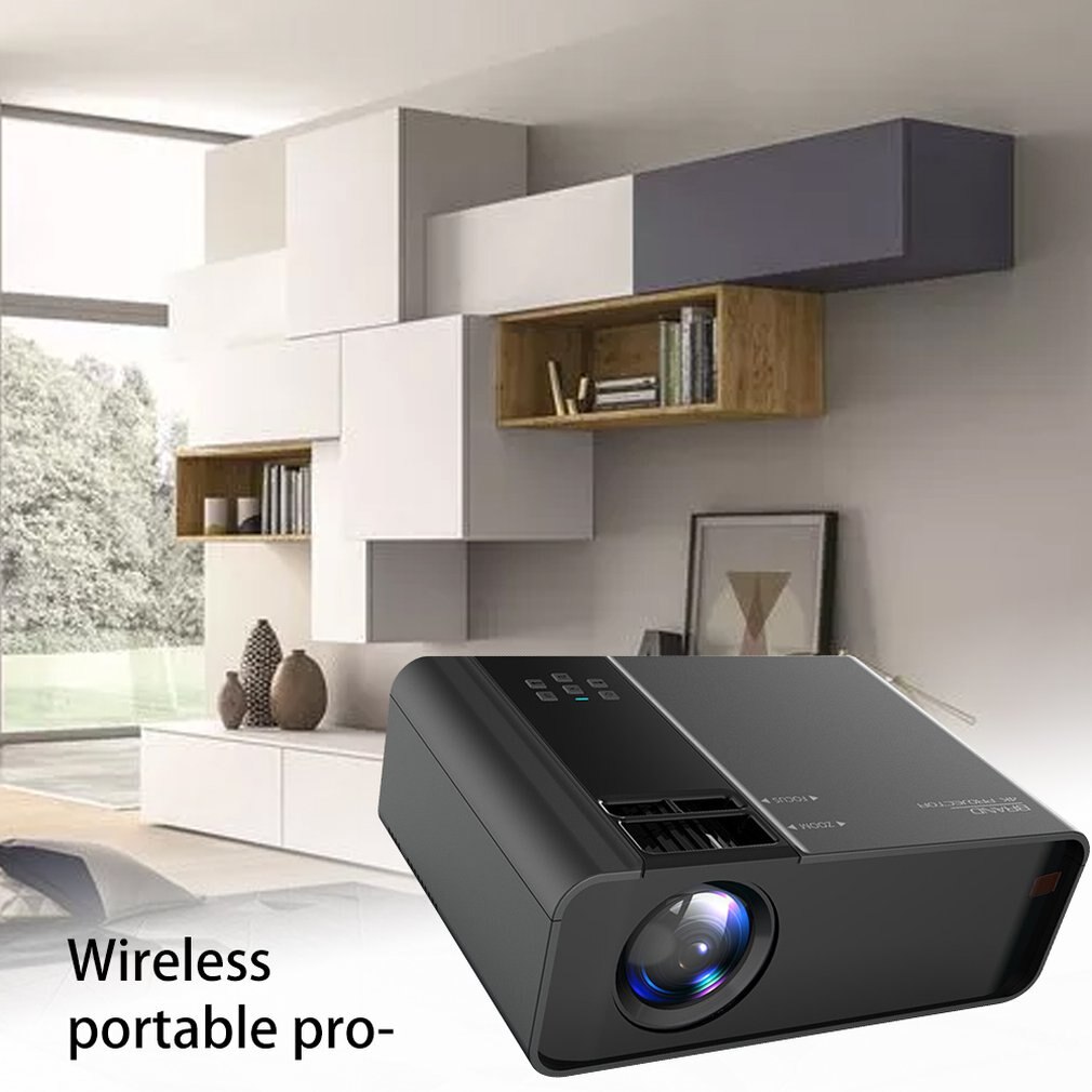 Projector Home Office Hd 1080P Mobile Phone Wifi Wireless With Screen Projector Portable Projection