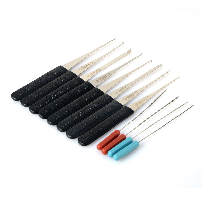 22Pcs Lock Pick Set Locksmith Tool Lock Pin Broken Key Extractor Key Remove Hooks Lock Hand Tools
