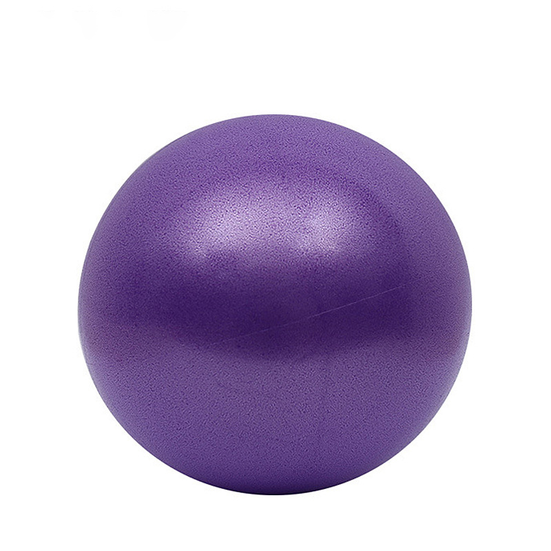 25cm mini yogabollar fitness pilates boll för fettreducering tjock explosionssäker pvc halkfri gymträningsboll för hemmaträning träningspass: Svart