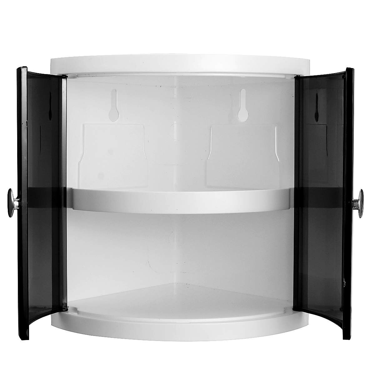 Bathroom shelf Plastic Triangle Storage Rack Wall-absorbing Cosmetic Storage Box Free Punching Kitchen Bathroom Accessories