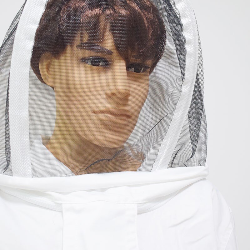 Roupa de proteção para apicultura, casaco com chapéu, roupa de proteção para apicultura, unissex